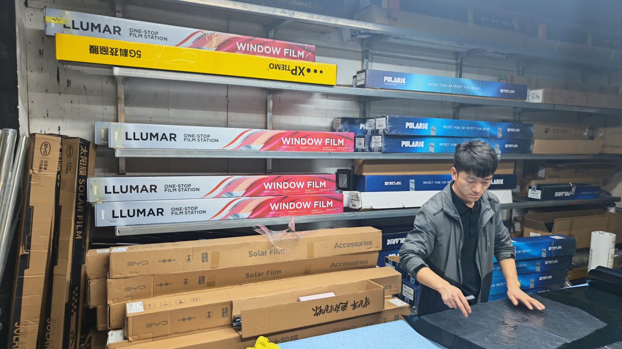 膜猩车改膜品仓库 龙膜与Polarie拜瑞膜卷上架